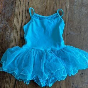 Ballet Tutu Leotard Toddler 2T Turquoise Blue